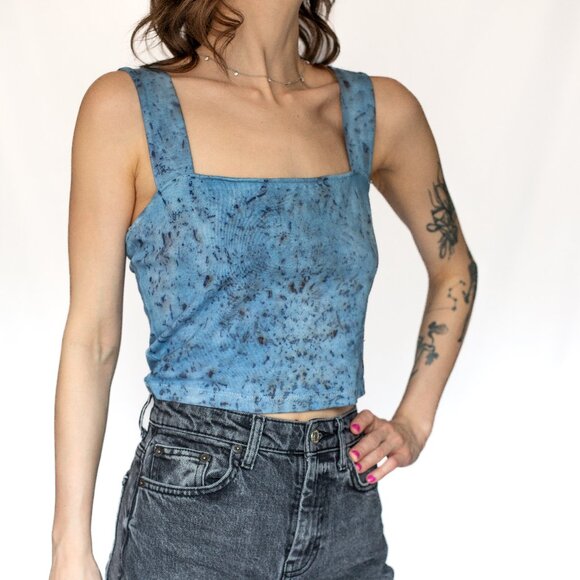 LUSH • Medium • Crop Top • Blue • Sustainable - Picture 8 of 11